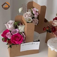 CheeseArrow 10Pcs 1/2/4-Cup Drink Carrier With Handle Kraft Paper Cup Holder To Go Coffee Cup Holder