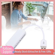 1qipin.my USB to Ethernet Adapter  RJ45 100Mbps Network High Speed Connection for Wins 98SE Me 2000 