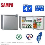 【SAMPO 聲寶】47公升 二級能效 單門冰箱 髮絲銀(SR-B05) - 含基本安裝