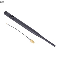DTA 6dBi 2.4GHz 5GHz Dual Band WiFi RP-SMA Antenna + 1x 12cm U.fl Cable N8S5 DT