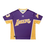 UNGU [ORIGINAL] Los Angeles Lakers PURPLE Jersey #33 Blocke Core Edition - Swingman Basketball T-Shi