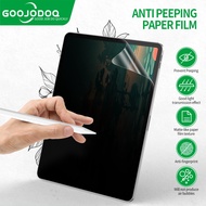 Kính cường lực GOOJODOQ chống nhìn trộm bảo vệ màn hình cho ipad gen10 9 8 7 6 pro 11 12.9