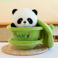 Cute Sichuan tea panda doll toy stuffed toy Chengdu souvenir ️ITEM