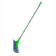 1.7M Lawn Hay Rake Thatch Rake Leaf Rake Garden Descaling Rake Scarifier Soil Rake