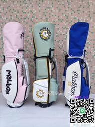 高爾夫球袋韓國MB高爾夫球包男女新款帆布標準支架包戶外GOLF球桿包輕便高爾夫球包