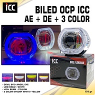 LAMPU TEMBAK PROJIE BILED DEVIL EYE PROJIE BILLED DAYMAKER + RING SHROUD DEVIL / DEMON EYE PREMIUM O