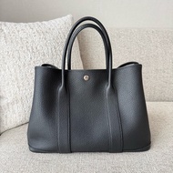 Hermes Garden Party 36cm 黑色 花園包 Z刻
