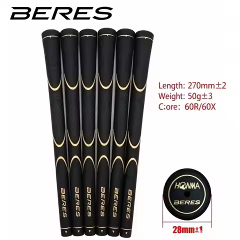 13PCS HONMA BERES Golf Grip, 60R/60X Core Premium Rubber Golf Club Replacement Grip, Non‑Slip Shock‑