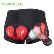 Newboler Breathable Men's Cycling Shorts with 5D Gel Pad, Shockproof Bicycle Underwear for MTB and R
