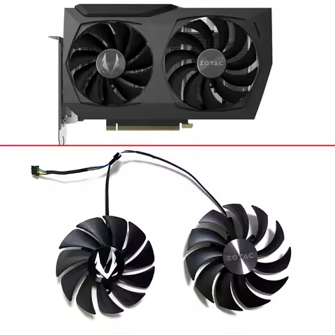 New 87MM 4PIN GA92S2U Cooling Fan For ZOTAC GeForce RTX 3070 Twin Edge RTX 3070Ti CF9015H12S Graphic