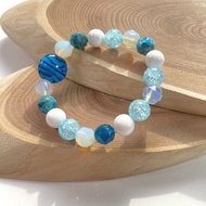 星野星鑽手串/磷灰石蛋白石/天然/水晶手鏈/能量石/原生態032318