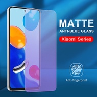 For Xiaomi 12T Mi 11 Lite 11T 10T Pro Redmi Note 12 11S 7 8 9 9S 10S 10 Pro Max 9T 9A 9C K40 Poco C40 X5 F4 GT M4 M3 F3 X4 X3 Pro NFC F2 Pro Matte Anti Blue Ray Tempered Glass Screen Protector Frosted Anti UV light