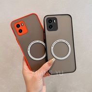 Casing VIVO Y15A Y15S phone case new frosted transparent magnetic phone case