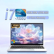 【3-Year-Warranty】2025 NEW Laptop Gaming Computer Intel i7-7500U 14.1'' 1080P IPS 12GB DDR4 1TB/2TB S