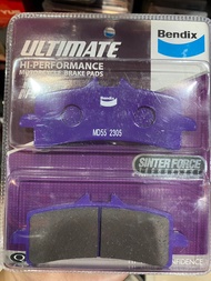 31.ผ้าเบรค Bendix MD55 สำหรับปั๊มเบรค BREMBO M4 M50 GP4R  รุ่น ULTIMA เนื้อผ้าเบรค Semi Metalic