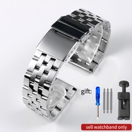 สายนาฬิกาสแตนเลส316สำหรับ Citizen Breitling Panerai Omega Tissot อุปกรณ์นาฬิกาข้อมือสายเหล็กผู้ชาย22