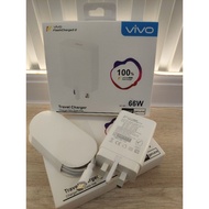 VIVO 44W/66W Fast Charger Flash Charger 2.0 Adapter With TYPE-C Usb Data Cable For V20/X50/V21E/X60/