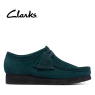 Clarks Mens Wallabee Shoes - Dark Teal Sde Kasut Lelaki