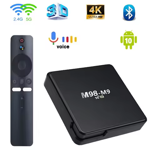 M98 M9 ATV Smart Android TV Box Android 10.0 2GB 16GB 4G 5G Dual Wi Fi HD 4K BT 5.0 Media Player All