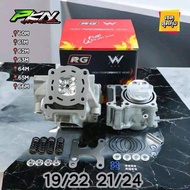 ชุดเสื้อหรีด เสื้อสูบพร้อมฝาสูบRG รุ่นLEAD GIORNO PCX160 ชุดเสื้อลูกฝาหรีด HONDA LEAD ขนาด62-63 ส่งข