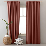 B14 Ready Made Curtain!! 95%Blackout Siap Jahit Langsir Langsir RAYA Kain Tebal 100%Polyester Blackout (Cinnamon) Kain Tebal