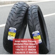 Michelin Pilot Street 2 PS2 All Seasons Performance Bigger Tyre 110/70-17 140/70-17 150/60 B 17