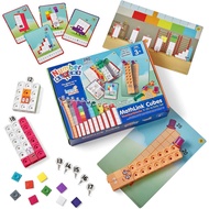 hand2mind MathLink Cubes Numberblocks 11-20 Activity Set, Ages 3+ | 30 Preschool Learning Activities
