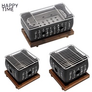 J7HAPPY TIME-Japanese BBQ Grill Charcoal Barbecue Grills Aluminium Alloy Indoor Outdoor BBQ Grill Pa