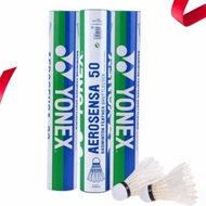 Yonex Badminton Shuttlecock AS50 AS30 Badminton Balls 12pcs Goose Feather 77 Speed