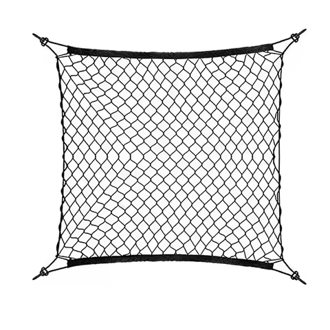 NylonCar Trunk Cargo Net with 4 Hooks Trunk Storage Organizer Net For Audi A1 A2 A3 A4 A5 A6 A7 A8 Q