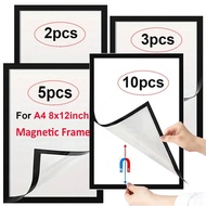 2/3/5/10pcs A4 8x12Inch Rubber Magnet poster frame Soft Self Diamond Painting Frames A4 Canvas Frame