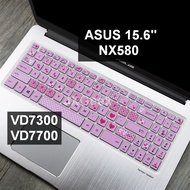 Keyboard Cover ASUS NX580 VD7300 VD7700 15.6'' Laptop Protector Dustproof Durable Protective Laptop Keyboard Film Skin