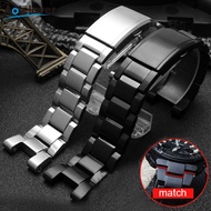Aotelayer 26*13mm Stainless Steel Watchband for Casio G-Shock Watch Band GST-210 GST-W300 GST-400G GST-B100 S100D/S110D/W110 Metal Strap Bracelet