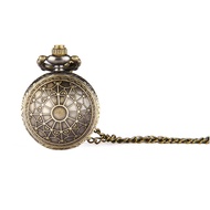Korean Version Retro Small Bronze Spherical Couple Necklace Pocket Watch Pocket Watch 0461h16