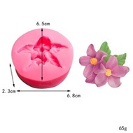 4D embossed flower jelly silicone mold - Jasmine