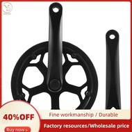 Folding Bike Crankset 48T Square Hole 170Mm Cnc Crankset Bicycle Crank Set Sprocket