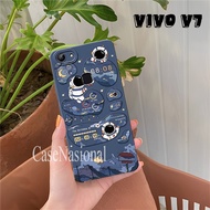 HP Softcase Vivo V7hp V7 Plus/ Y71/ Y83/ Y81/ V5/ V5 Lite/ Y53/ Cool Men's Astronaut motif Y55/ - Fl