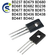 10PCS TO-126 Transistor BD237 BD679 BD680 BD681 BD682 BD238 BD677 BD678 BD875 BD435 BD436 BD438 BD44