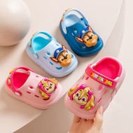 Paw Patrol Children Cartoon Hole Shoes Baotou Male Female Baby Garden Shoes EVA Slippers Anti-slip Sandals Slippers