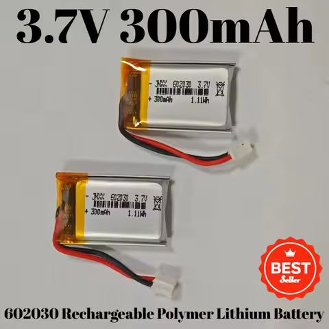 New 602030 3.7V 300mAh Rechargeable Polymer Lithium Battery for Point Reading Pen, Flash Shoe, Recor