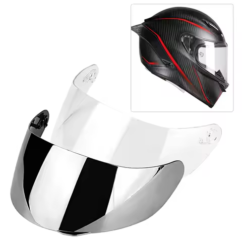 Motorcycle Wind Shield Helmet Lens Visor Shield Full Face Fit For AGV K1 K3 SV K5