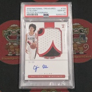 Card​Grade​ CJ Elleby​ RC 2020 National Treasures​ RPA 70/99 PSA 10​