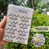 Target Savings Stickers 2 Million - 50 Million installment methods & connecting album directly