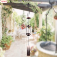 ARHS Hanging Bell Luck Wind Chimes 3 Bells/5 Bells Memorial Wind Chime for Christmas and New Year Gift AR1-MY