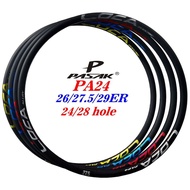 Rim Basikal Aluminium Alloy Rim Basikal Gunung 26/27.5/29 Inci 700C 24 Lubang 28 Lubang Brek Cakera 