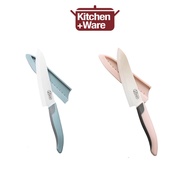 [4“ / 6” ]James.F Ceramic Fruit Knife (Fruit Knife) with Case // Kitchen Home Travel Carrying/ *Colo