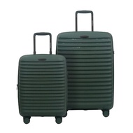 HUSH PUPPIES LUGGAGE Hardcase Luggage HP69-4033, Green, 20" + 24"