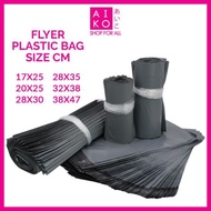 (AIKO)PLASTIC COURIER BAG / FLYER BAG/ COURIER FLYER/ COURIER PLASTIC WITH NO POCKET POUCH (100pcs)