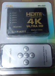 轉換器  HDMI switch 手動加 遙控