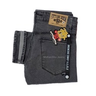 Fifty One Denim 51 Men's Slim Fit Skinny Stretch Long Jeans Grey